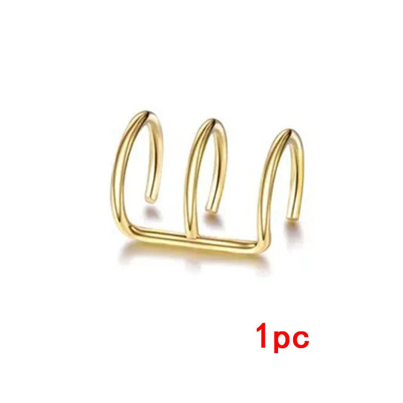 925 Sterling Silver Earrings Jewelry with High Quality Retro Simple Pattern