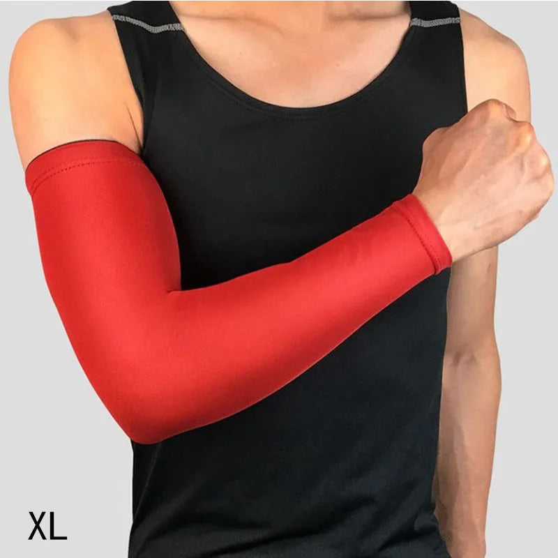 Basketball Wrist Guard with Arm Lengthening Elbow Support – Breathable Sports Sleeve