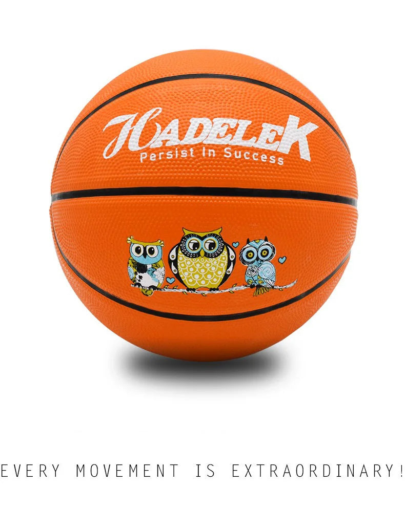 Size 7 Rubber Basketball – Wear-Resistant & High Elasticity
