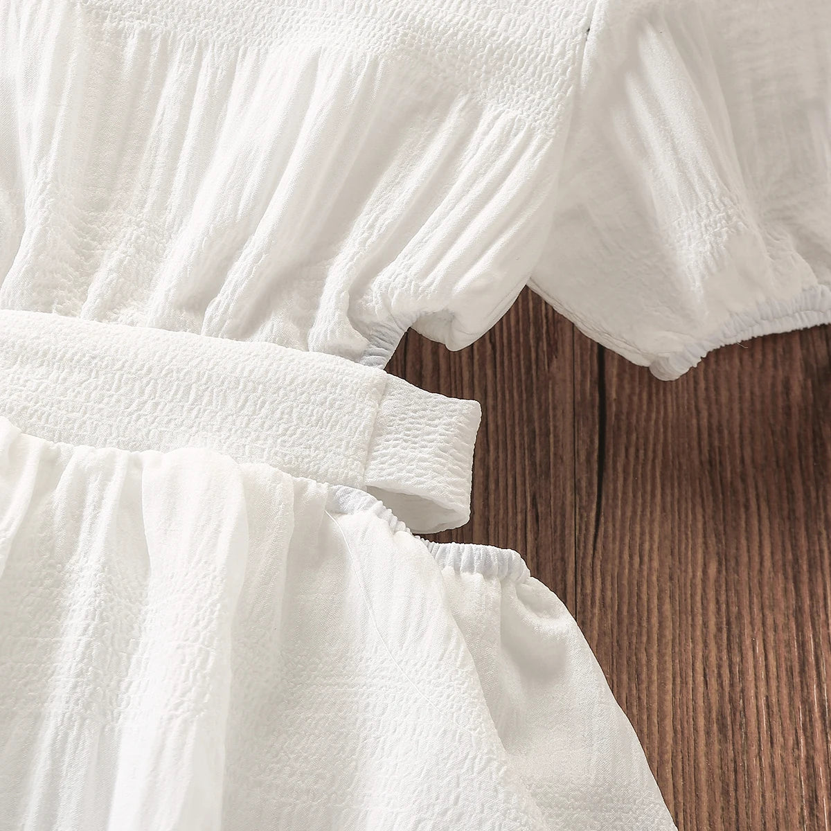 Elegant Long White Princess Dress