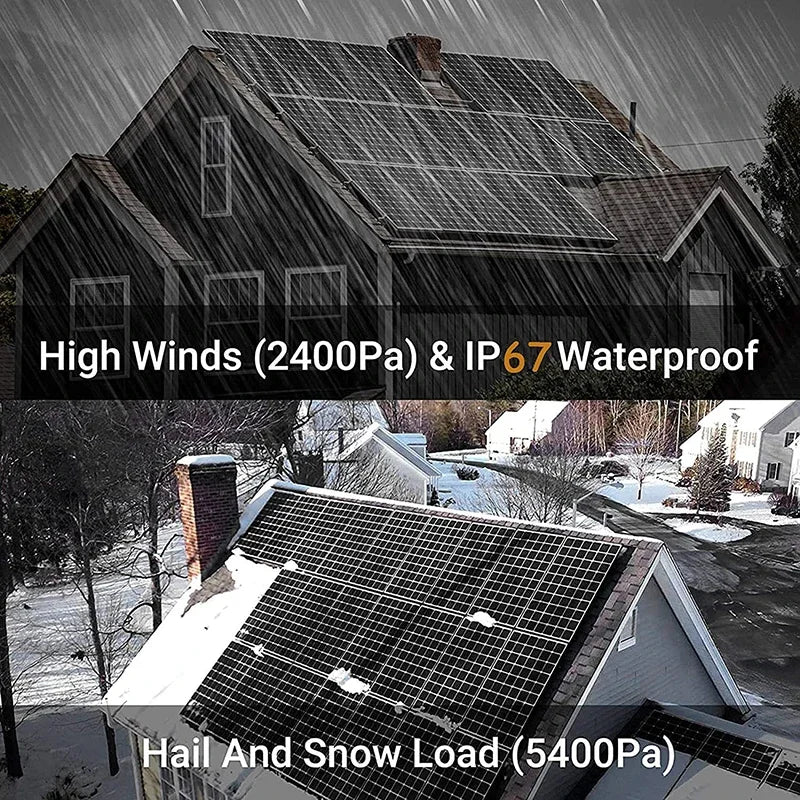 600W/300W Solar Panel Kit with Complete Power Generator:
