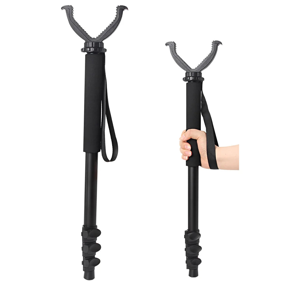Aluminum Alloy Hunting Stand Adjustable Height Monopod