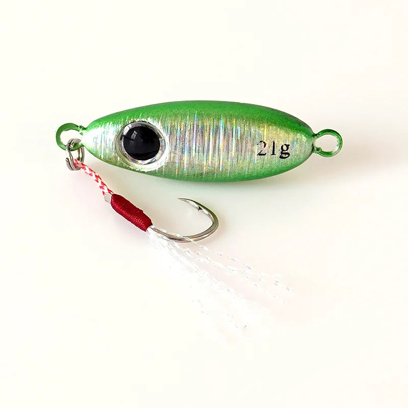 1PCS Micro Metal Jig Fishing Lures – Lightweight Artificial Saltwater Bait