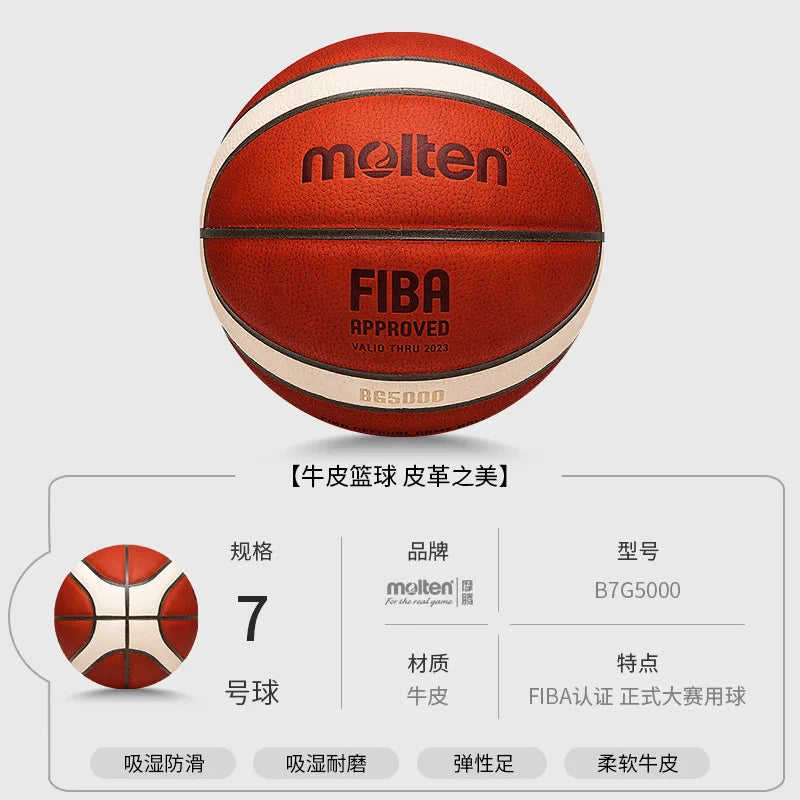BG5000-Molten 7 Basketball and Bag Set (Indoor/Outdoor)