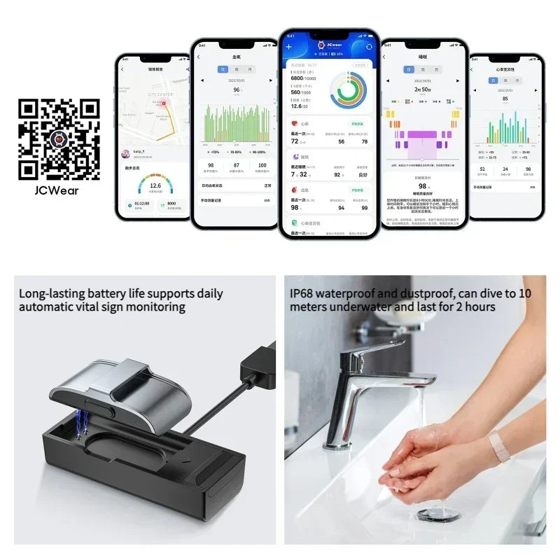 2208A Smart Bracelet Heart Rate Blood Pressure Monitor