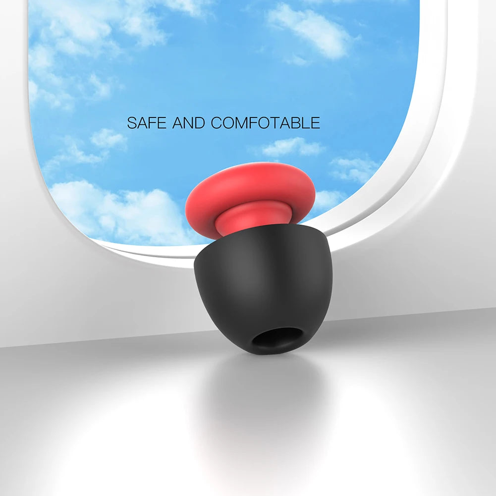 Silicone Anti-Noise Earplugs for Sleep