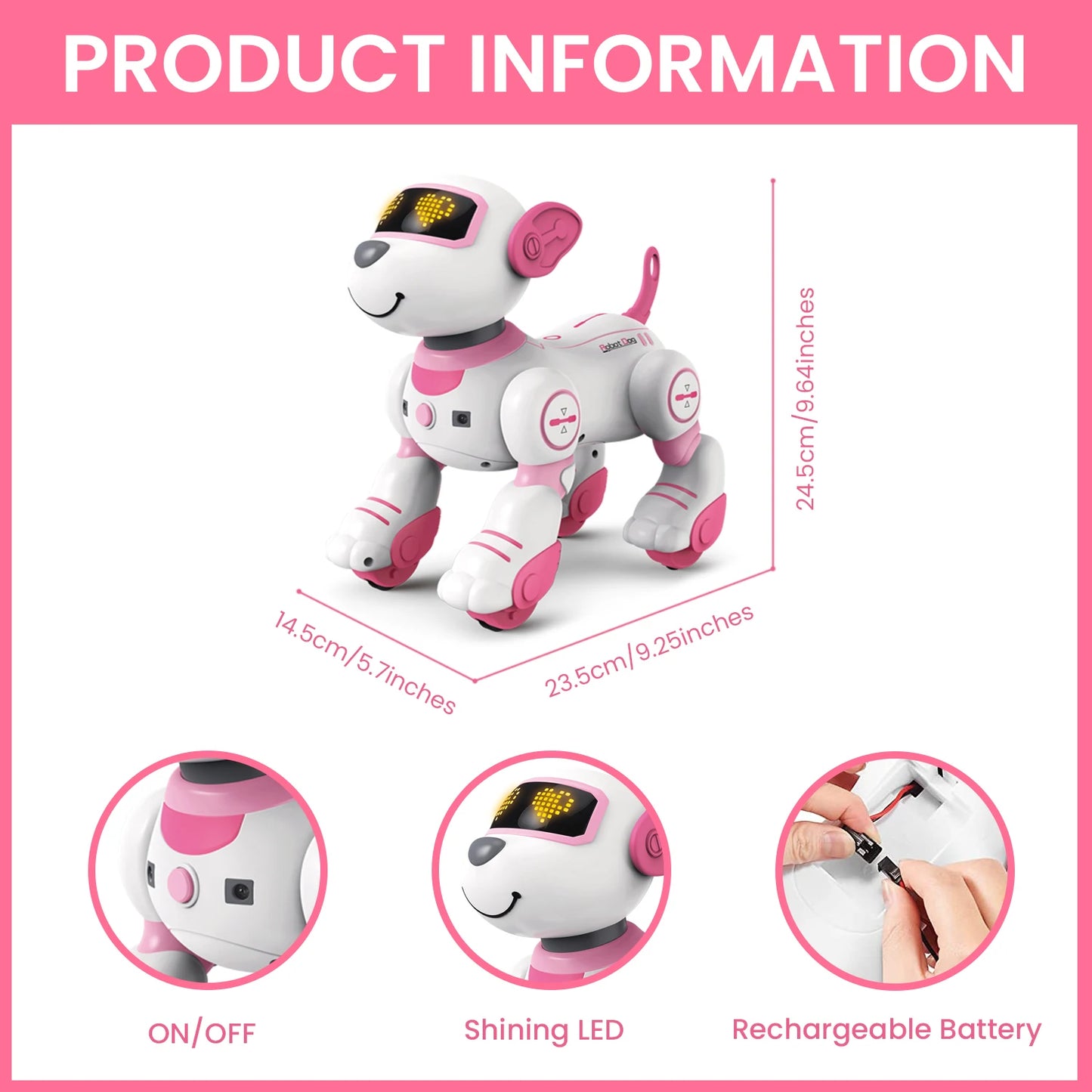 Remote Control Programmable Smart Robot Dog