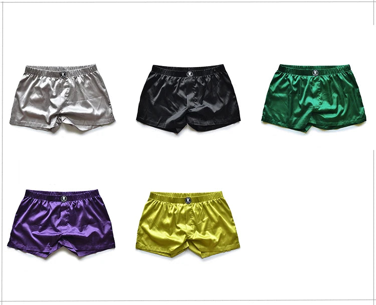Men's Low-Rise Silk Smooth Boxer Briefs