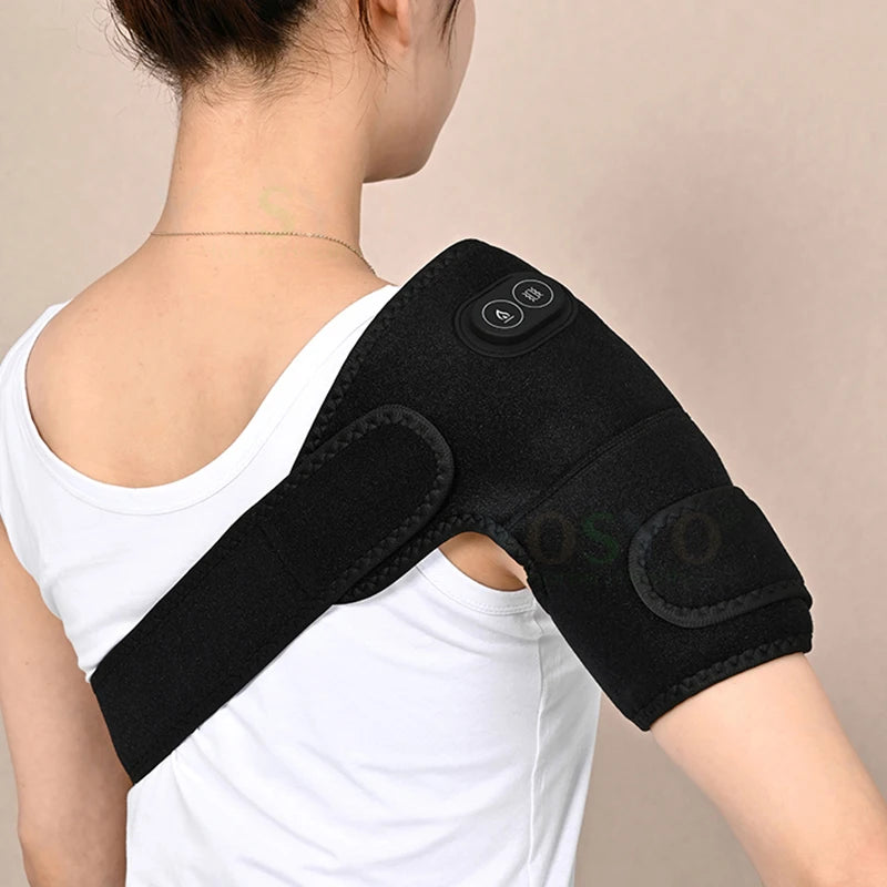 electric heated shoulder and knee brace: