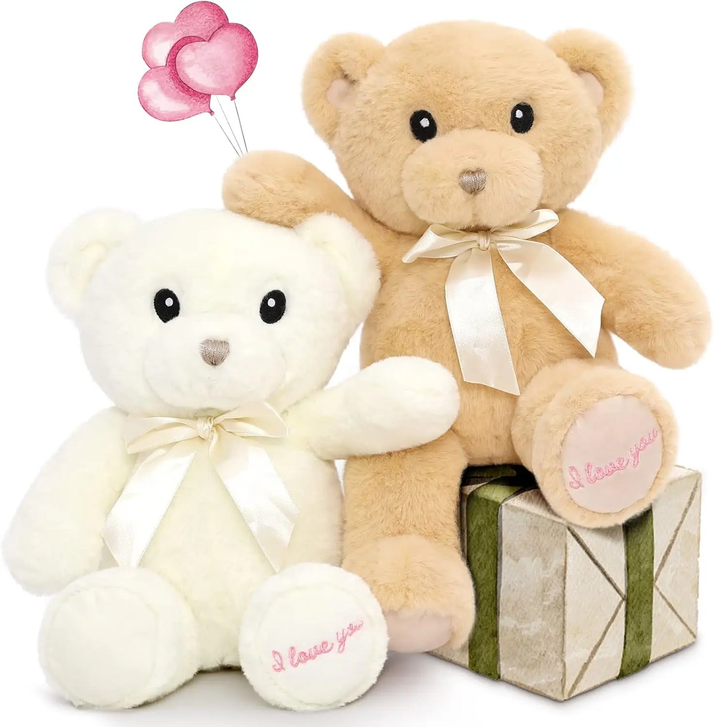 MorisMos "I Love You" Teddy Bear Set