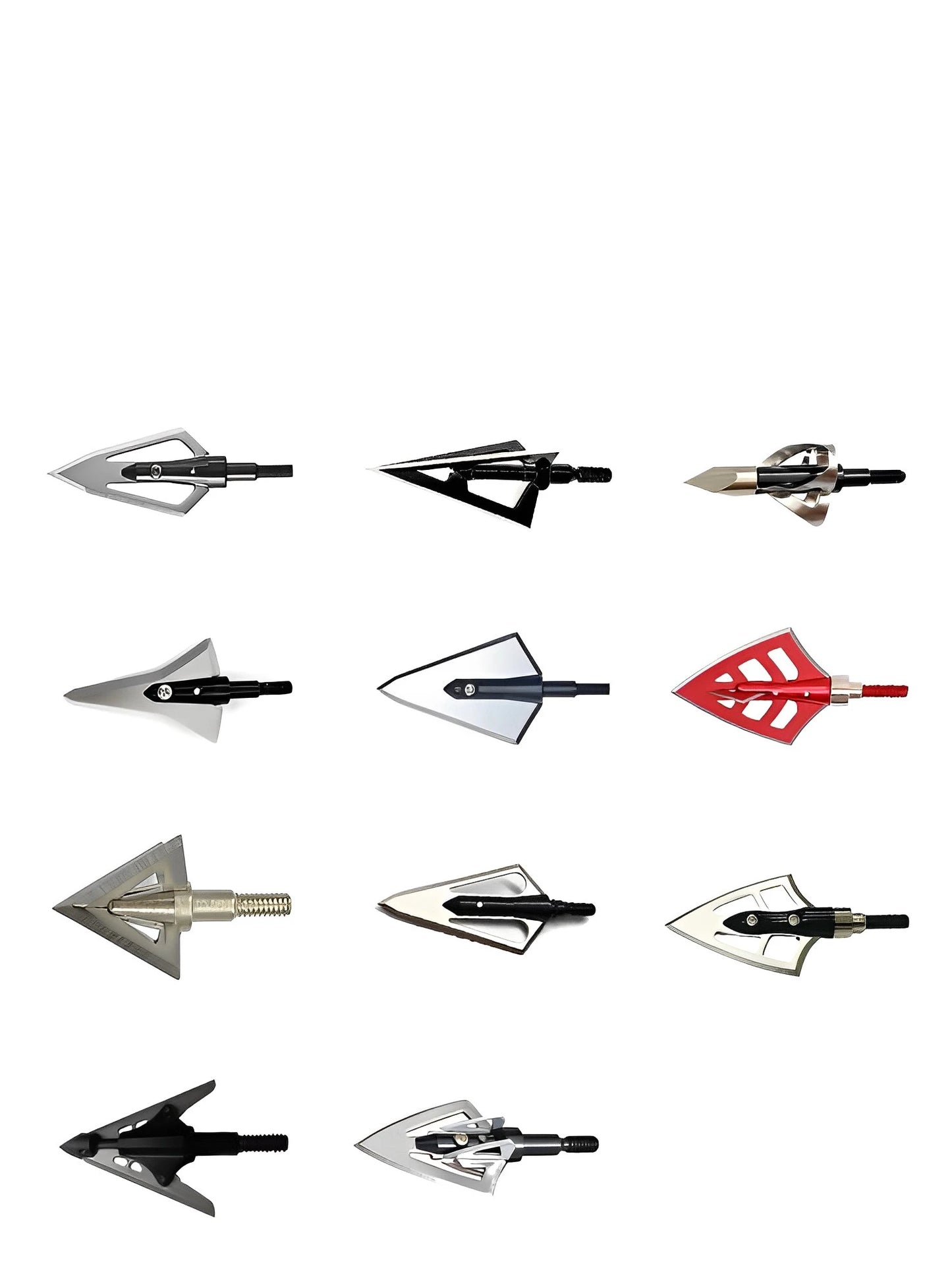3pcs Arrow Broadheads – 100gn-160gn Tips for Compound, Recurve Bow & Crossbow Hunting