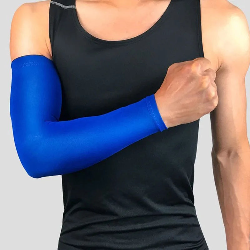 Basketball Wrist Guard with Arm Lengthening Elbow Support – Breathable Sports Sleeve