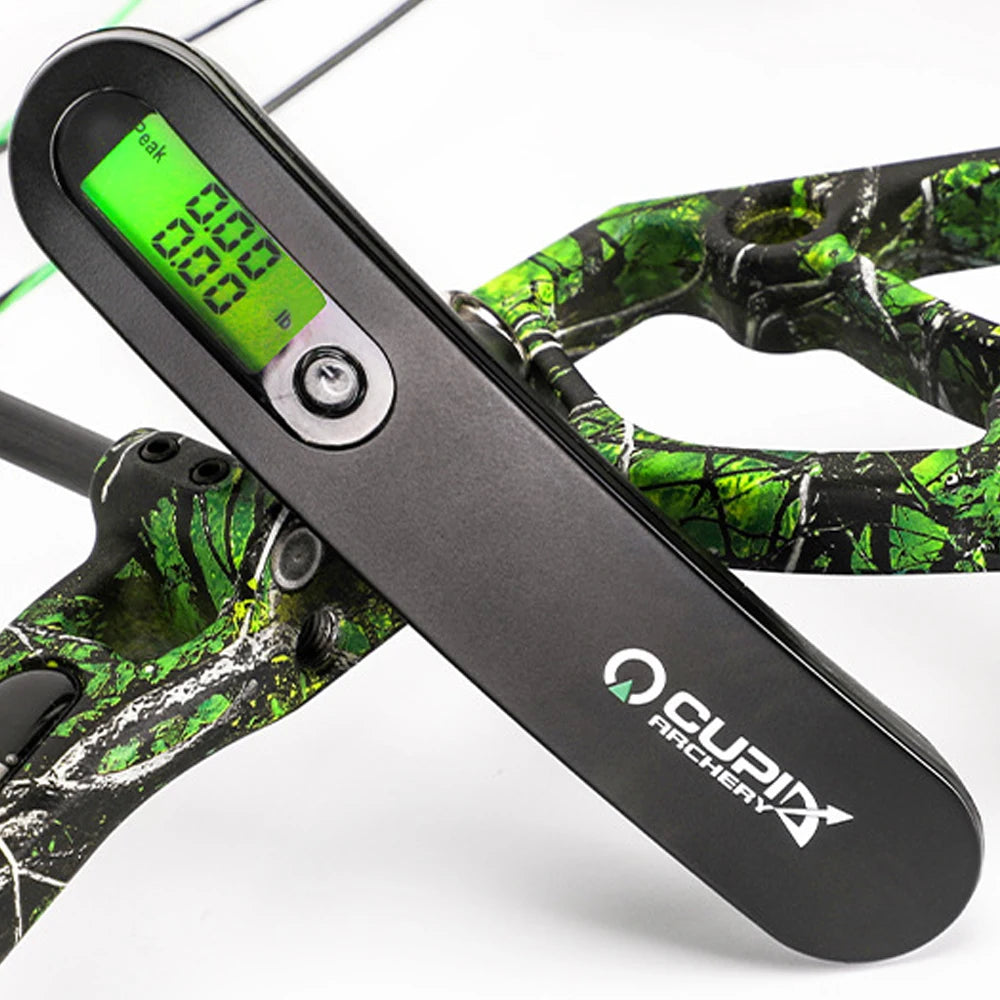 Archery LED Bow Scale – 110lbs Draw Weight Weighing Tool for Compound & Recurve Bows