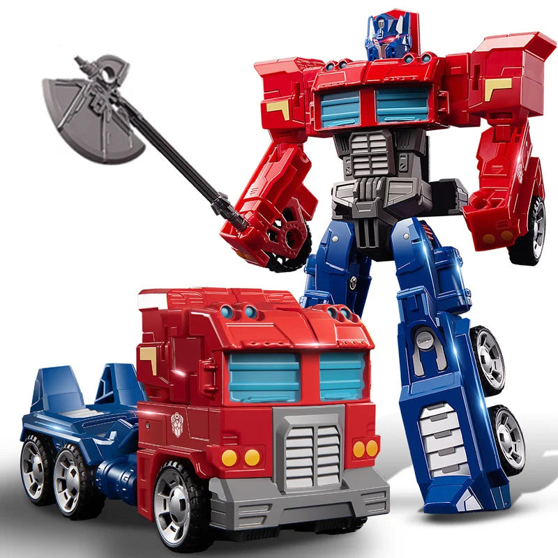 Anime Action Figures Dinosaur Robot Car
