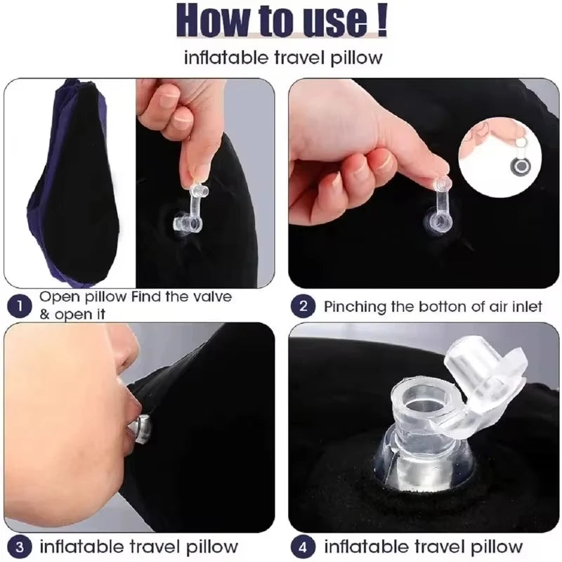 Inflatable Wedge Pillow For Travel