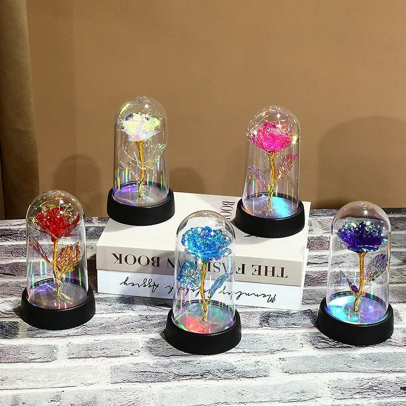 LED Simulation Rose Flower Light