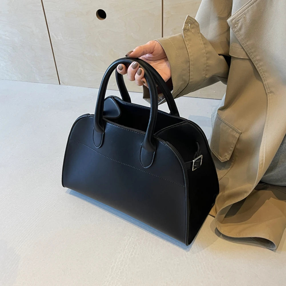 PU Leather Suede Tote Bag for Women