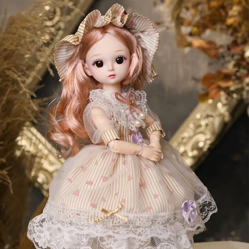 Cute Dress Up Moveable Joint Doll