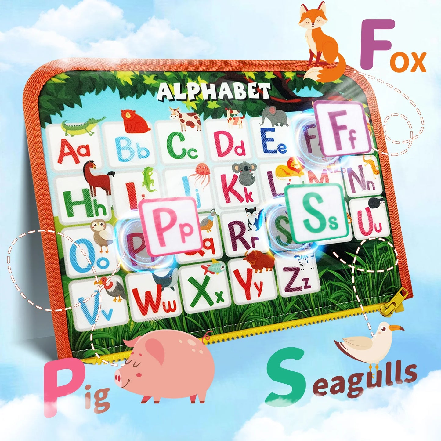 Parish Toys Busy Board – Early Educational Toy for Toddlers