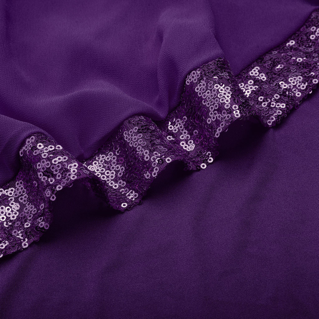 Elegant Sequined Plus Size Dresses
