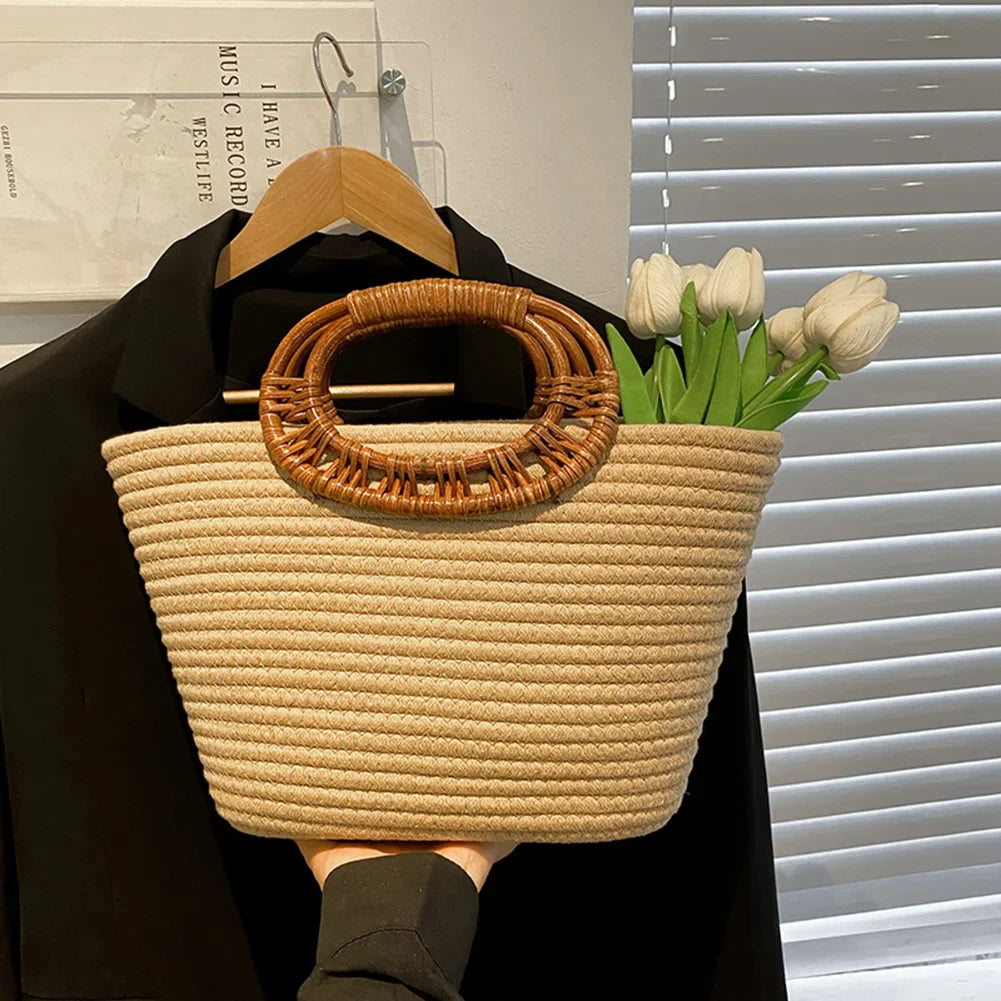 Cotton Rope Tote Bag