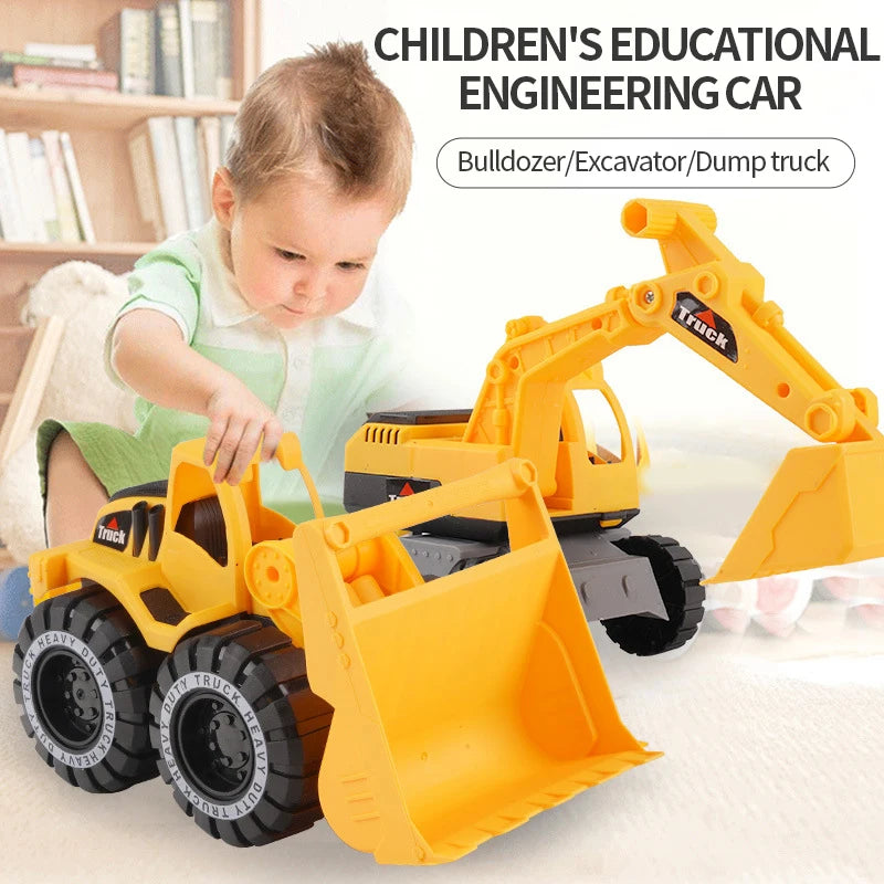 Excavator & Dump Truck Model Toy