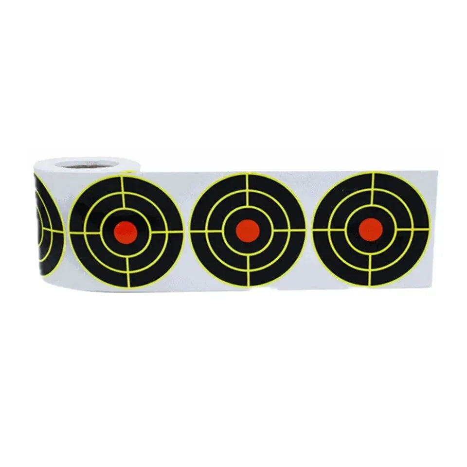 200Pcs Self-Adhesive Shooting Target Stickers – 7.6cm Splatter Reactive Training Targets