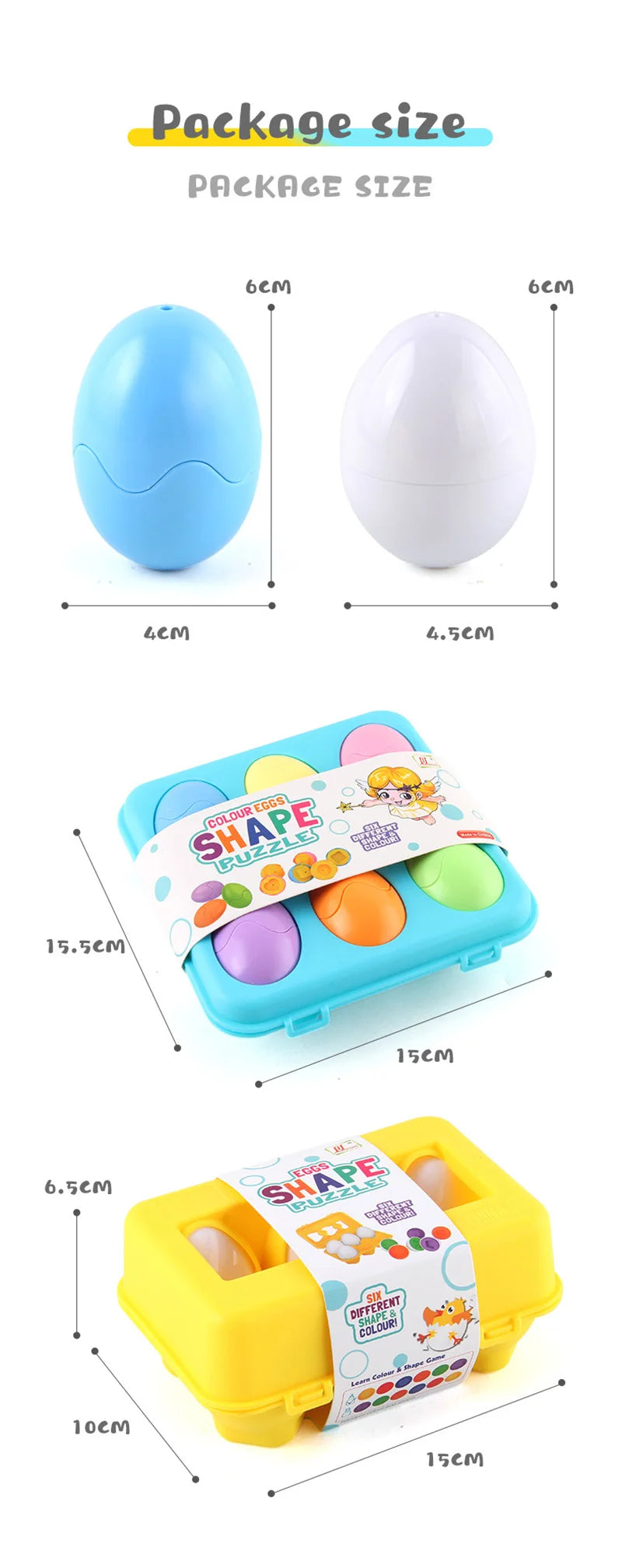 Eggs Screws 3D Puzzle Montessori Learning Toy