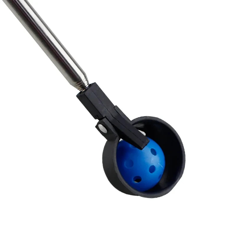 Golf Ball Retriever 8 Sections Stainless Steel Telescopic Ball Picker