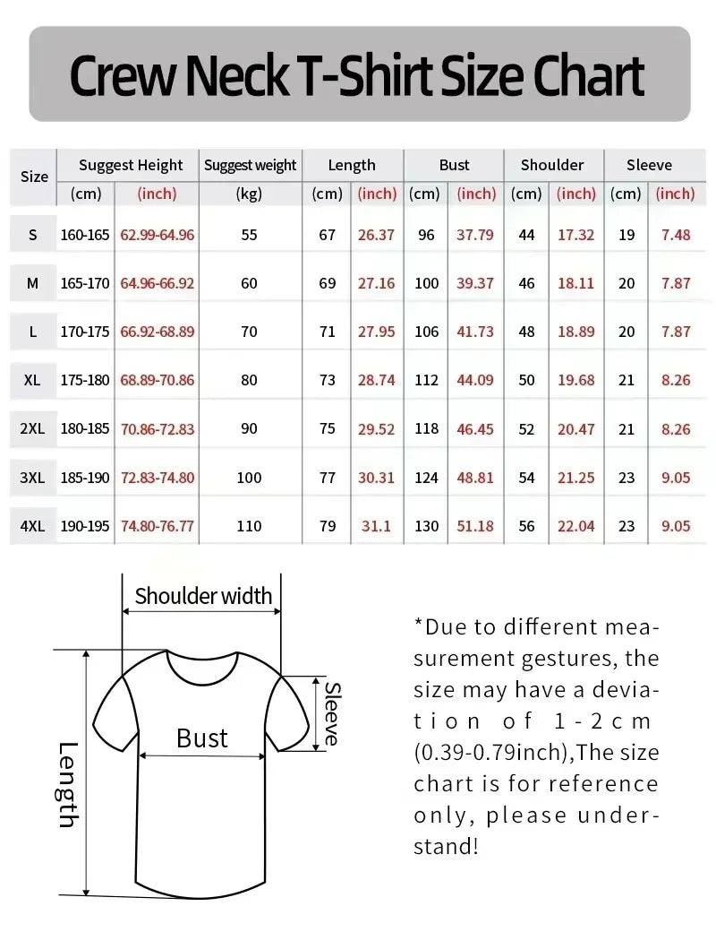 Men’s Loose Fit Funny Print T-Shirt