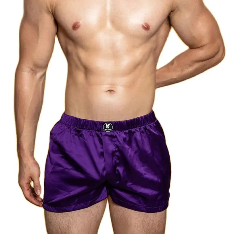 Men's Low-Rise Silk Smooth Boxer Briefs