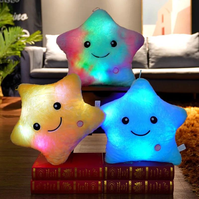 34CM Luminous Plush Star Pillow