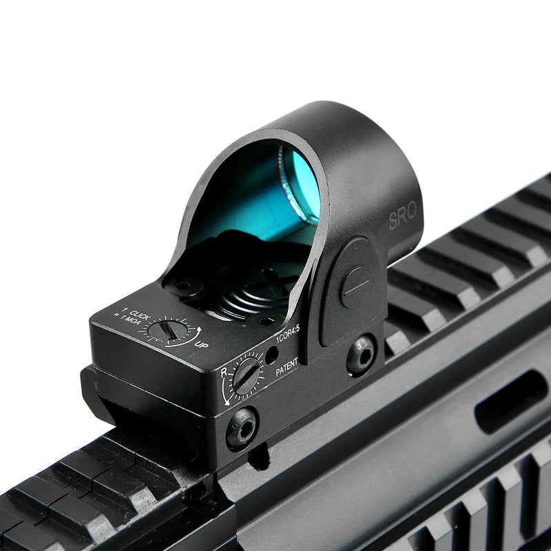 SRO Mini RMR Red Dot Sight Collimator Rifle Reflex Sight Scope fit 20mm Weaver Rail For Airsoft Hunting Rifle