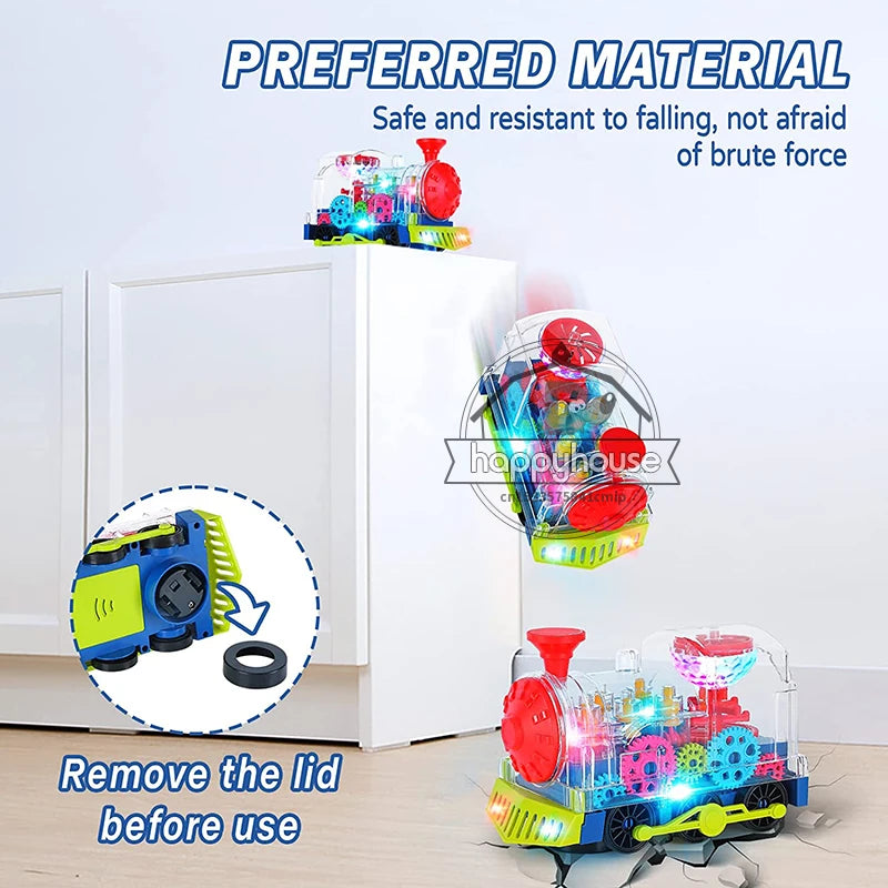 Transparent Train Toy