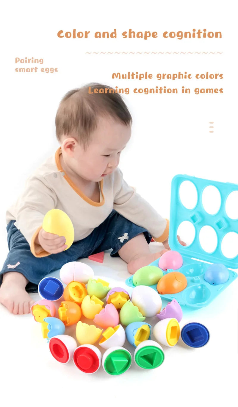 Eggs Screws 3D Puzzle Montessori Learning Toy