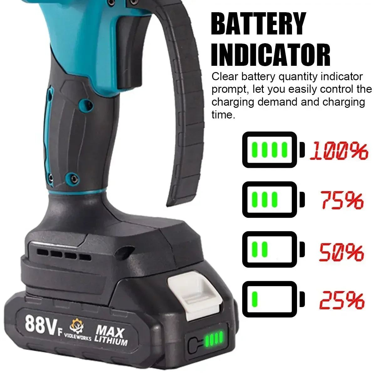 1200W 4-Inch Mini Electric Chainsaw