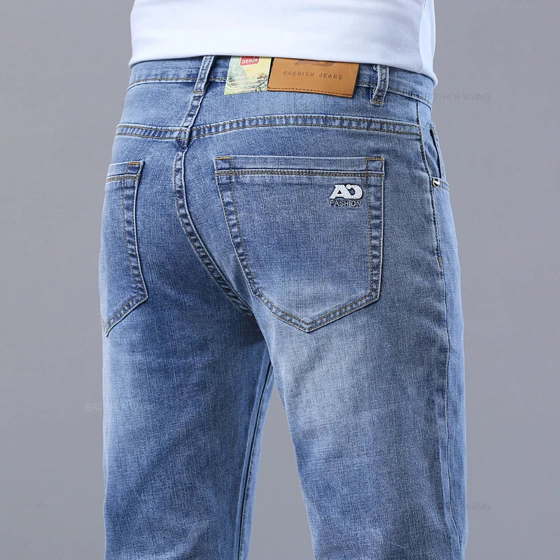 Men’s Light Blue Slim Jeans