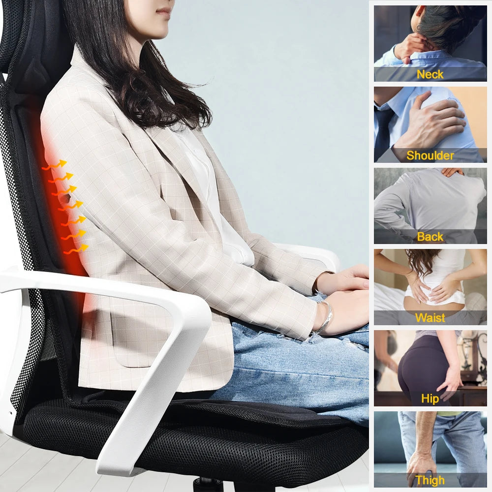 Infrared Full-Body Massage Chair Cushion