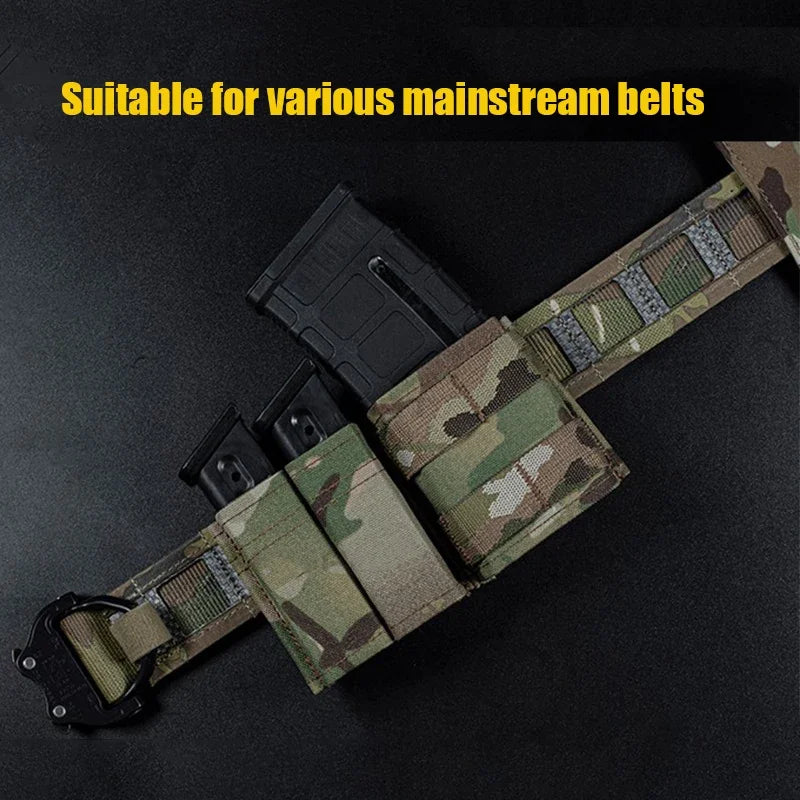 Outdoor Sport Pouch with KYWI Wedge Insert – 5.56 + 9MM MOLLE Hunting Bag