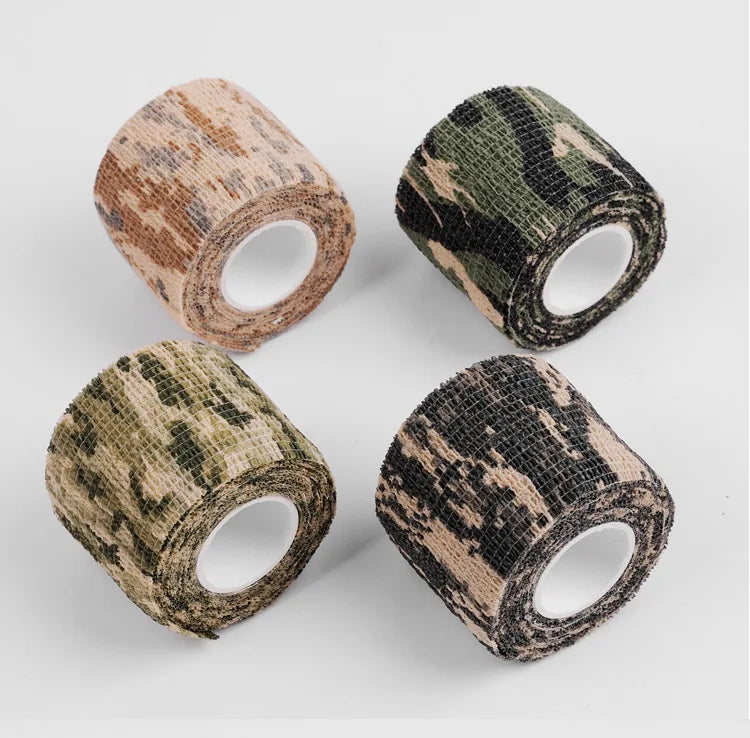 Camouflage Tape Wrap Military Army Hunting Self-Adhesive Protective Bandage