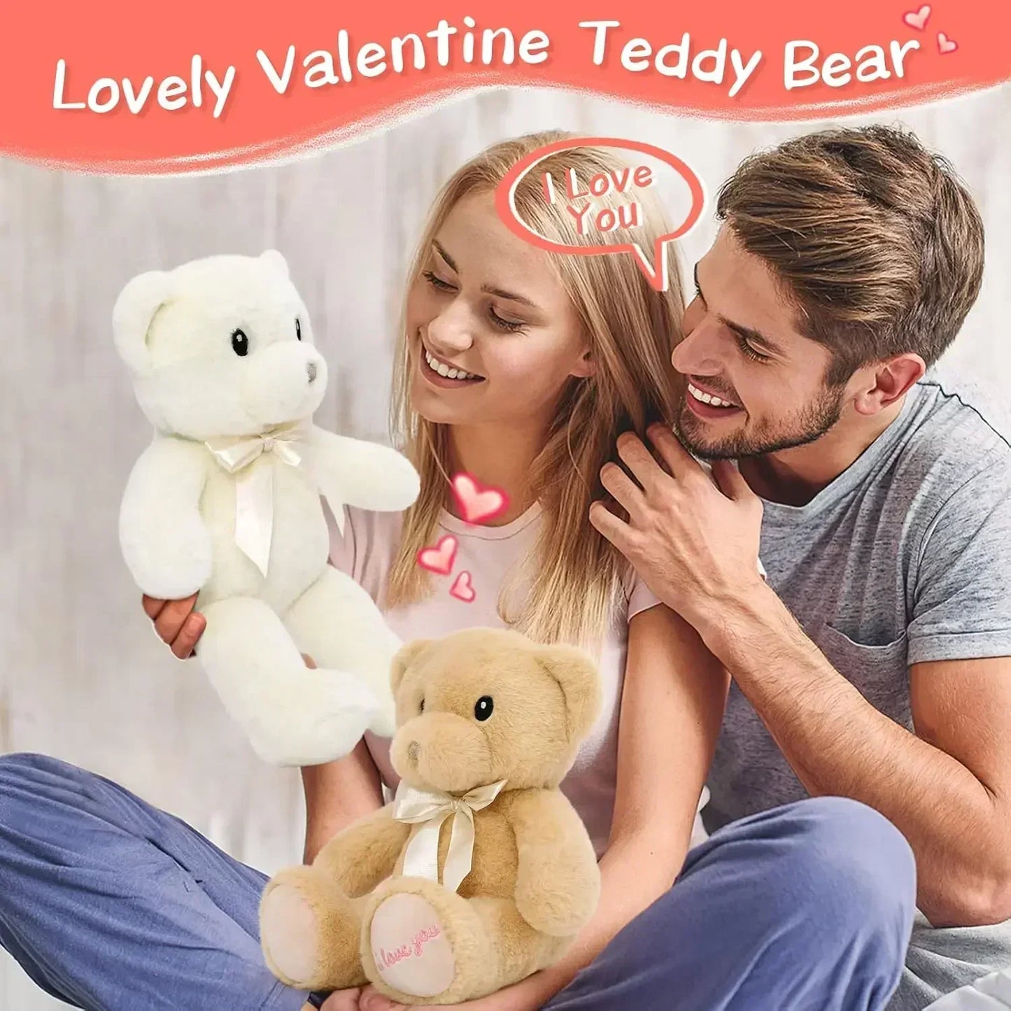 MorisMos "I Love You" Teddy Bear Set