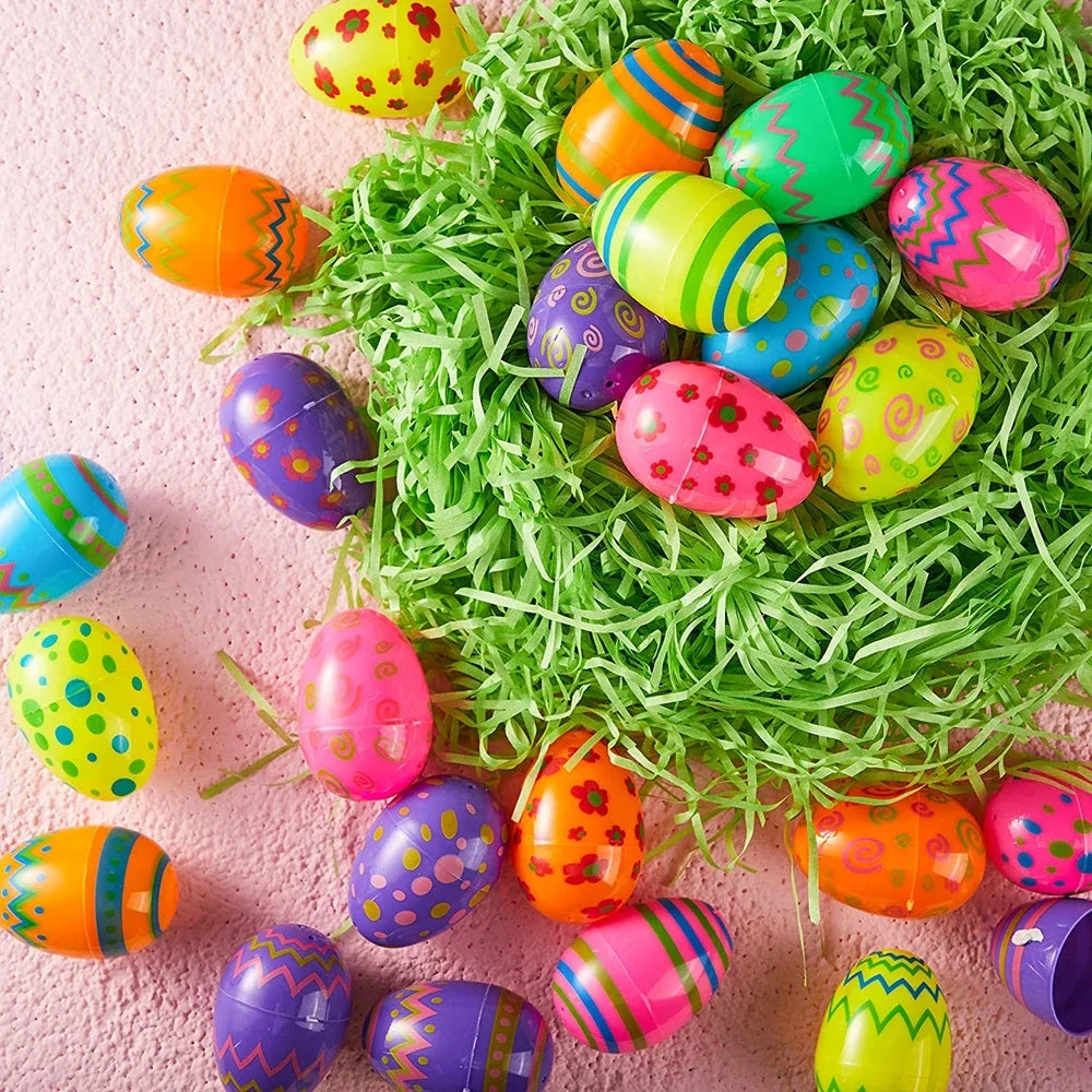 12/24/36Pcs Easter Removable Stuffed Easter Eggs