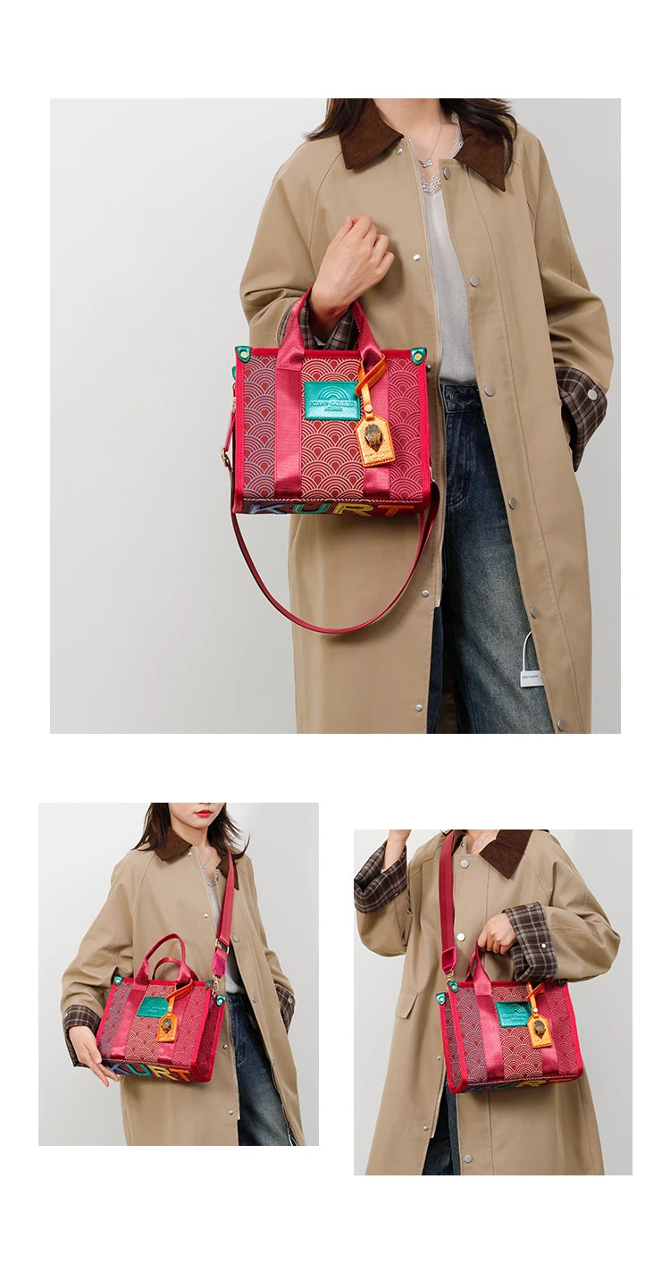 KURT GEIGER LONDON Canvas Tote Bag