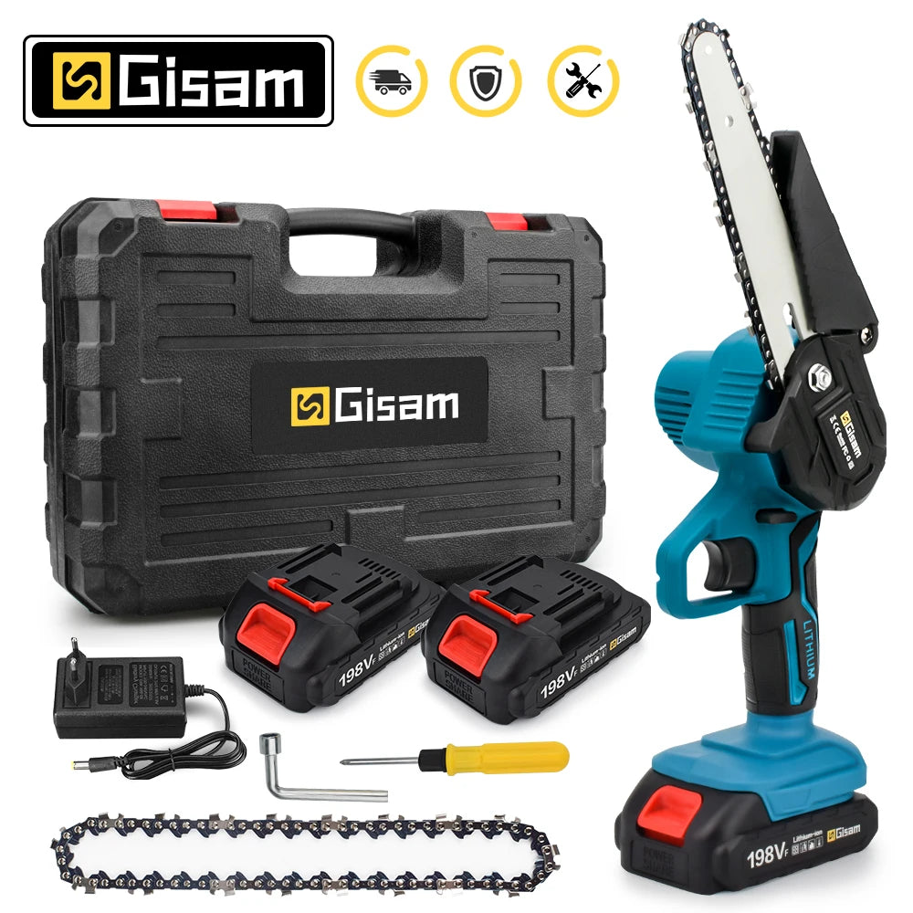 6-Inch Mini Electric Chain Saw