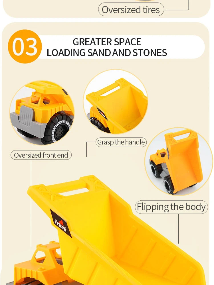 Excavator & Dump Truck Model Toy