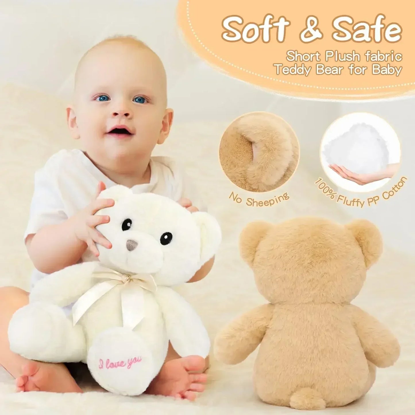 MorisMos "I Love You" Teddy Bear Set