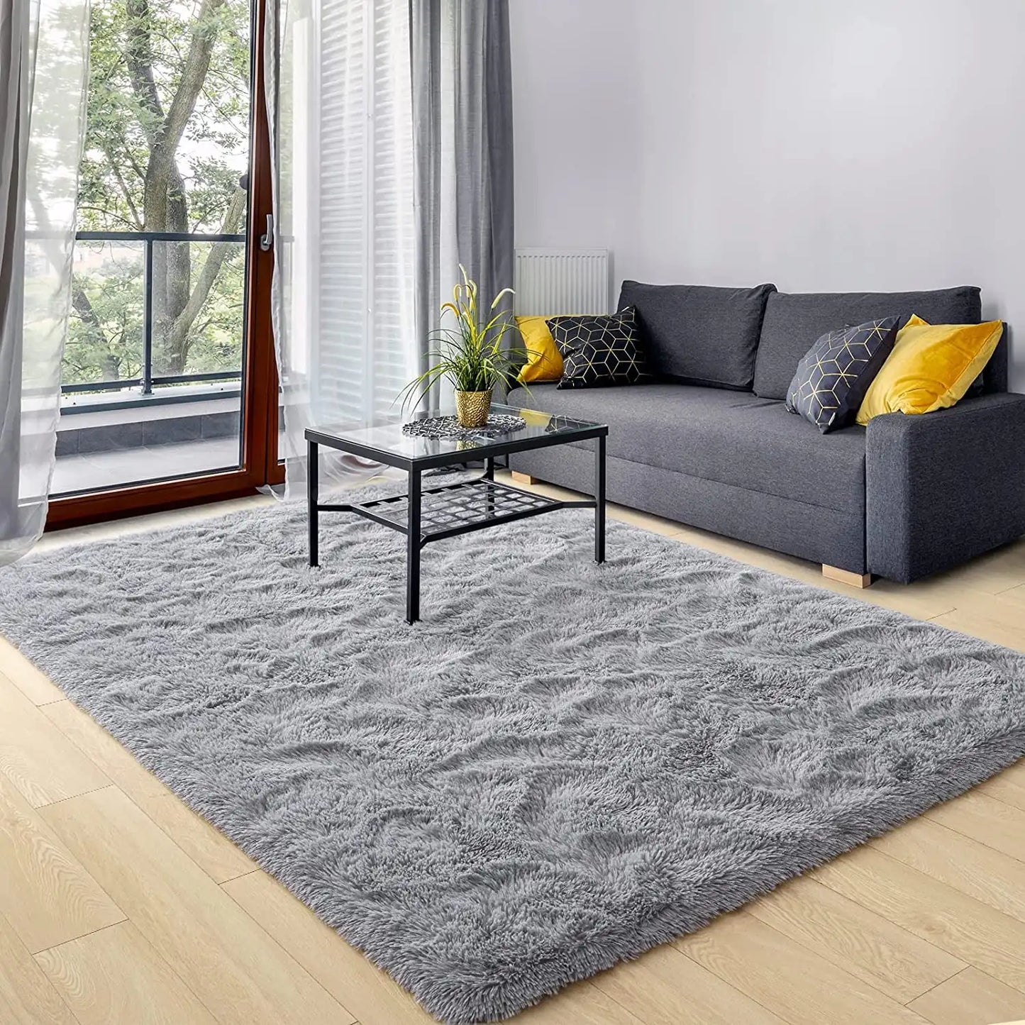 Fluffy Plush Soft Area Rug for Living Room & Kids' Rooms