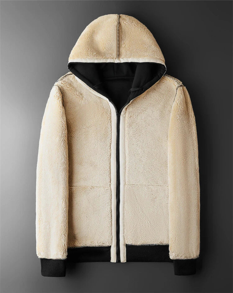 Winter Lambswool Fleece Coat