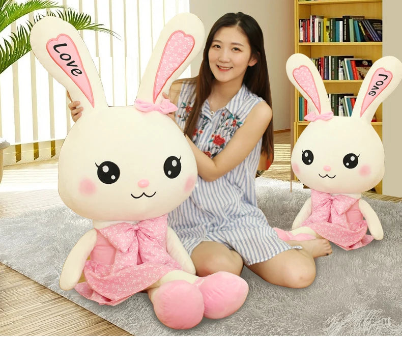 cute and stylish bunny plush