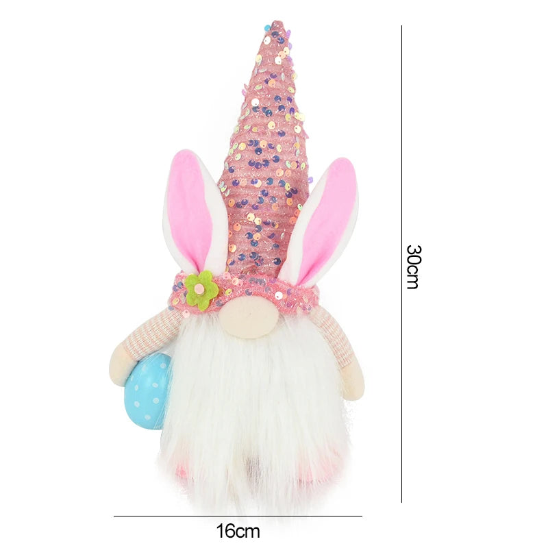 Easter LED Glowing Faceless Gnome Doll
